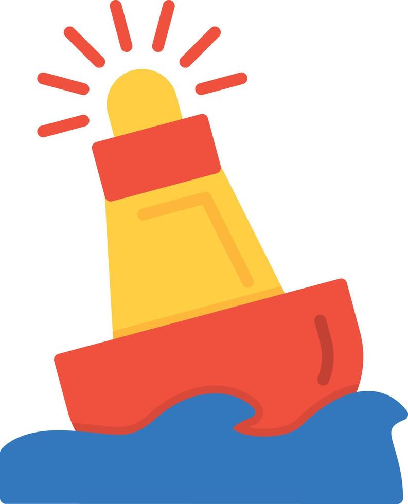 Buoy Flat Icon vector