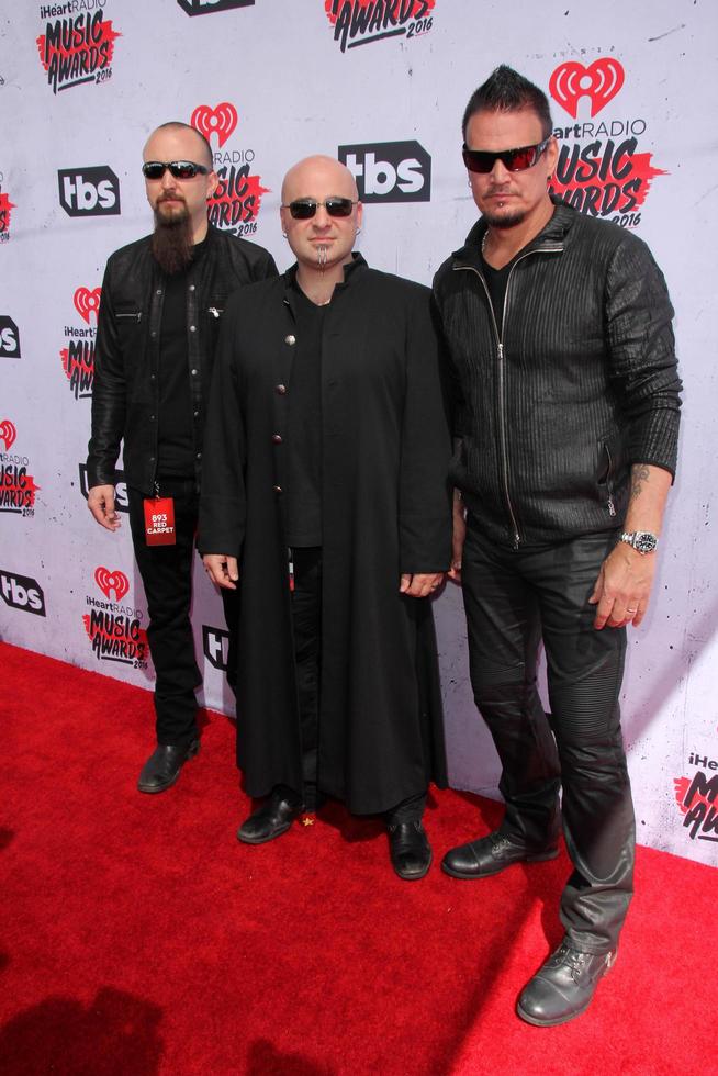 LOS ANGELES, APR 3 - Disturbed at the iHeart Radio Music Awards 2016 Arrivals at the The Forum on April 3, 2016 in Inglewood, CA photo