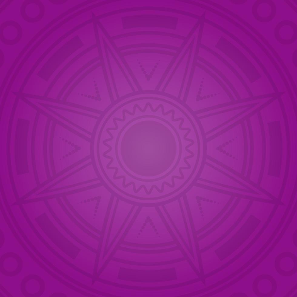 purple gradient background with flower ornate motif. elegant, creative and unique. suitable for background, texture, wallpaper, decor, brochure and poster vector