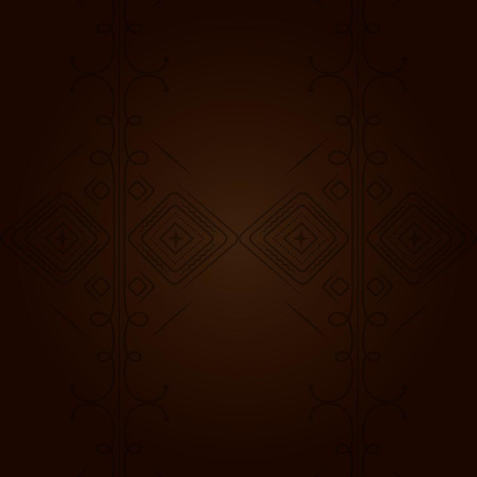 brown gradient background with abstract ornate motif. elegant, creative and unique. suitable for background, texture, wallpaper, decor, brochure and poster vector