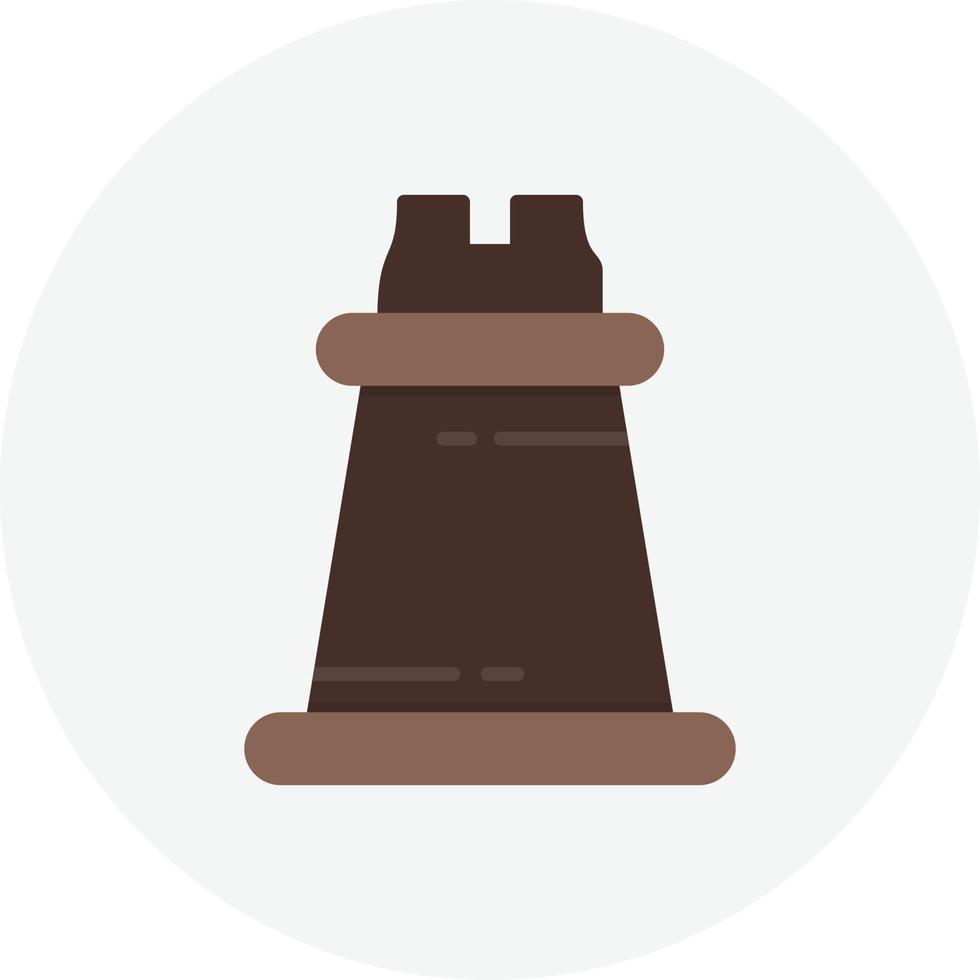 Chess Piece Flat Circle vector