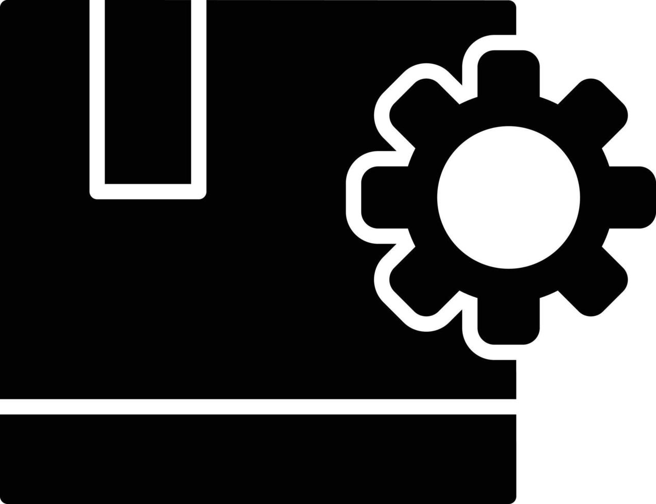 Product Management Glyph Icon vector