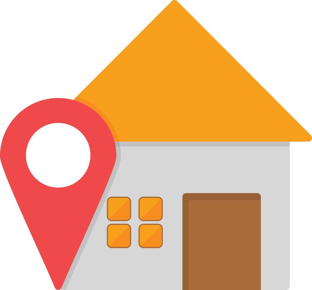 Home Location Flat Icon vector