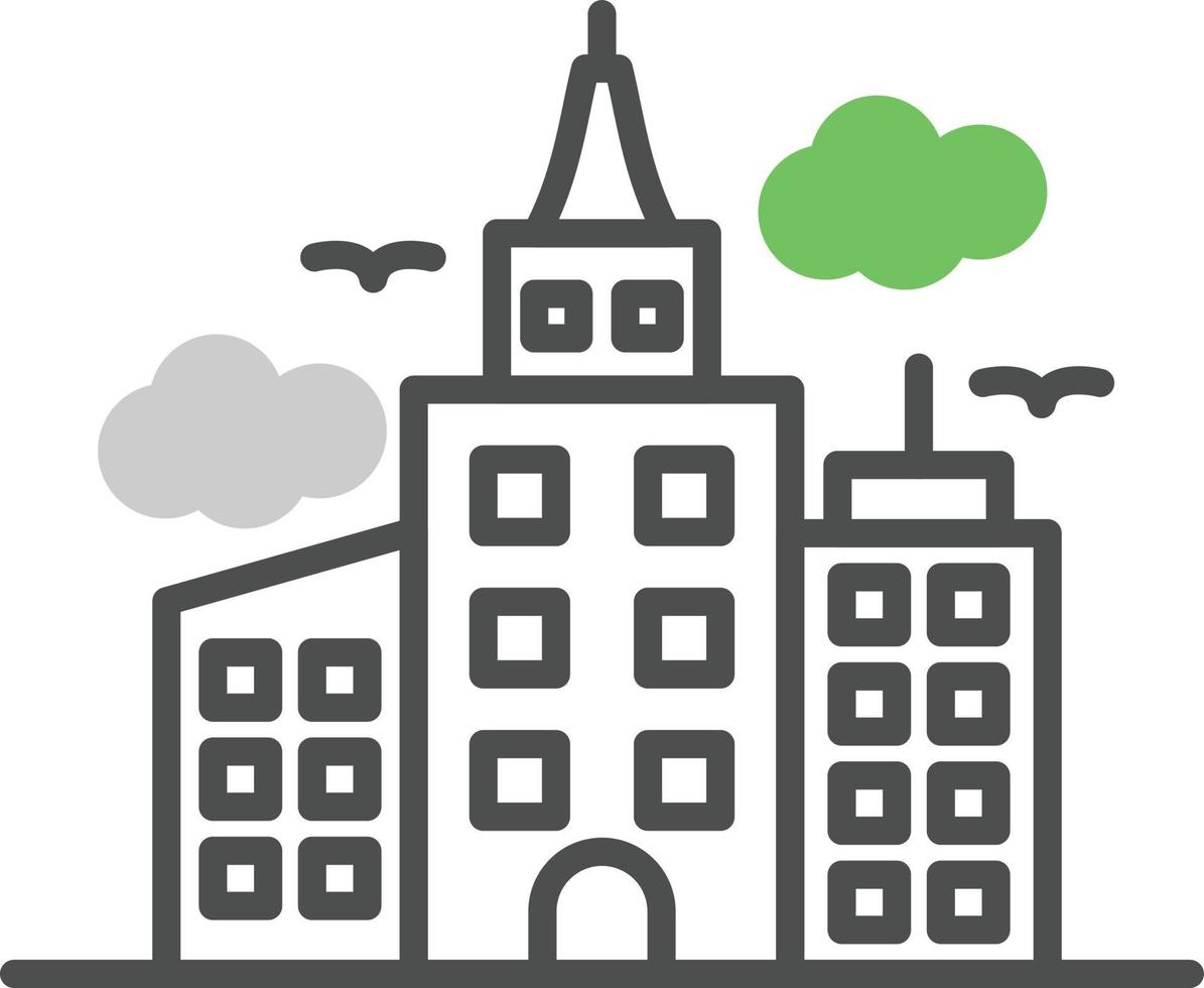 City Gradient Icon vector