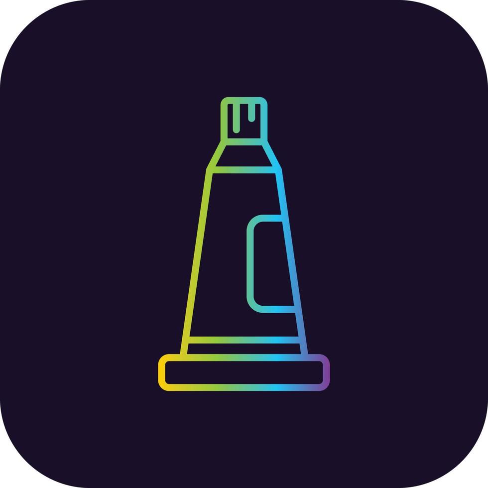 Toothpaste Gradient Icon vector