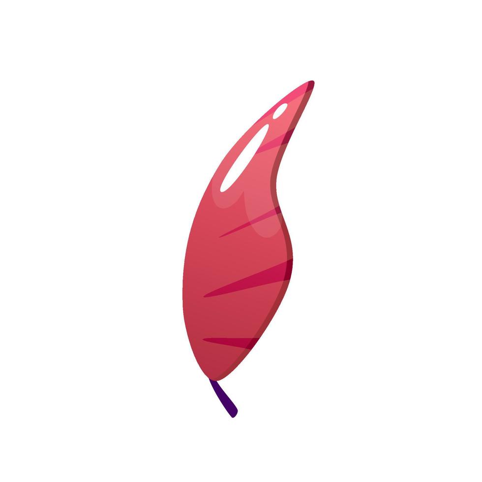 Autumn leaf cartoon, great design for any purposes. Plant floral design. Vector isolated icon. Isolated vector illustration