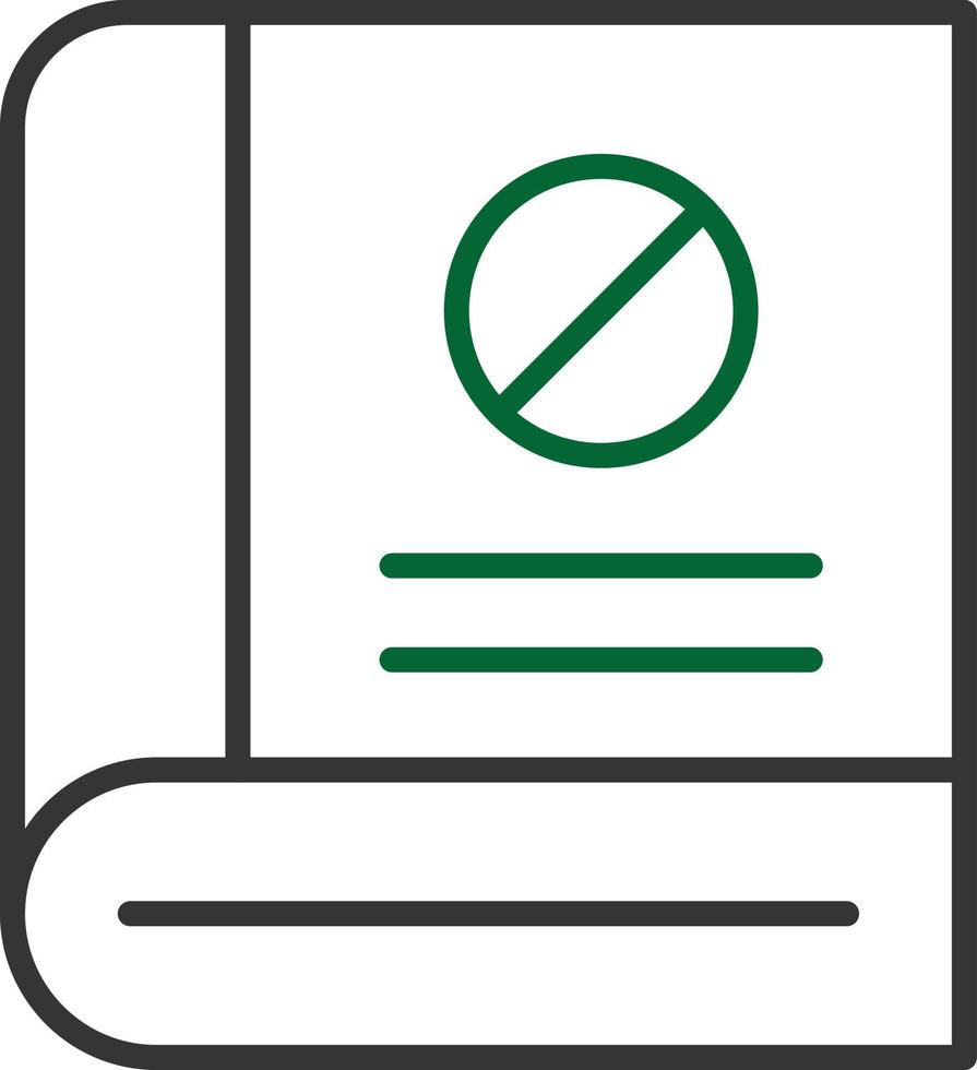 Line Two Colour Icon vector