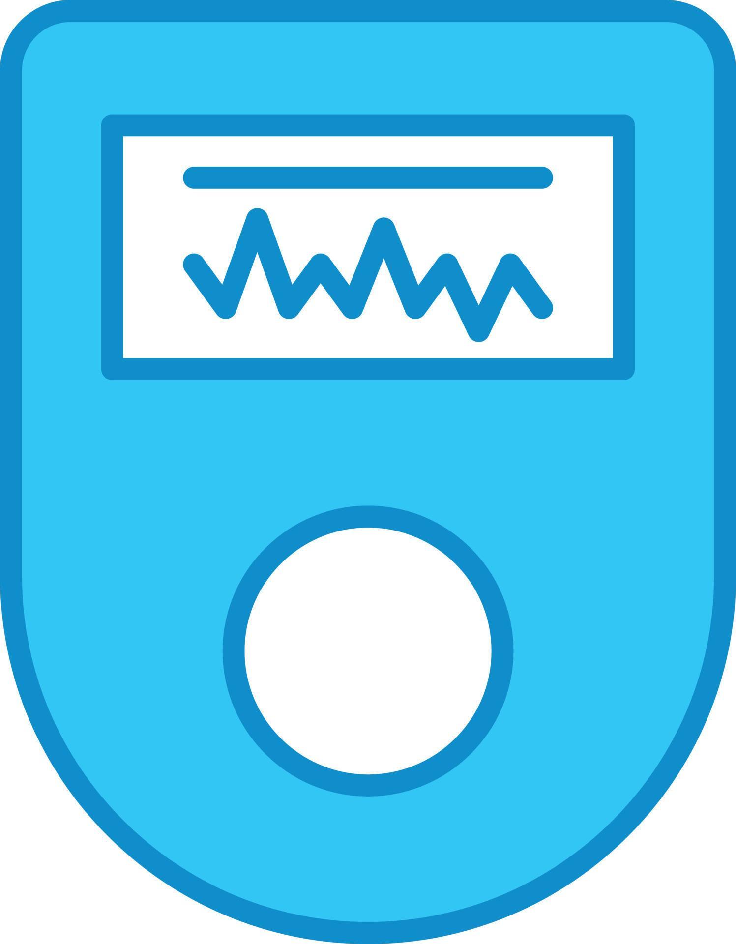 Pulse Oximeter Line Filled Blue 9777401 Vector Art at Vecteezy
