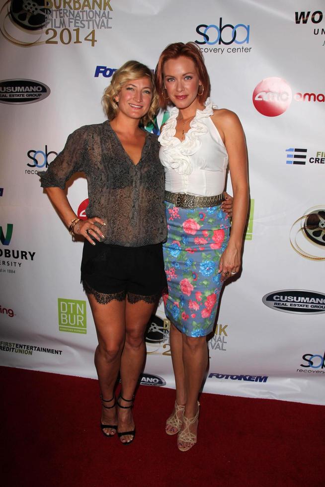 LOS ANGELES, SEP 6 - Zoe Bell, Kristanna Loken at the Mercenaries Premiere, Burbank International Fim Festival at AMC 6 on September 6, 2014 in Burbank, CA photo