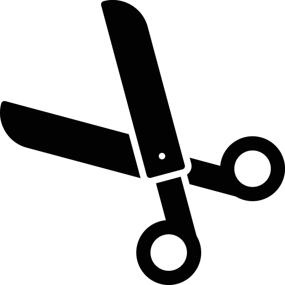 Scissor Glyph Icon vector