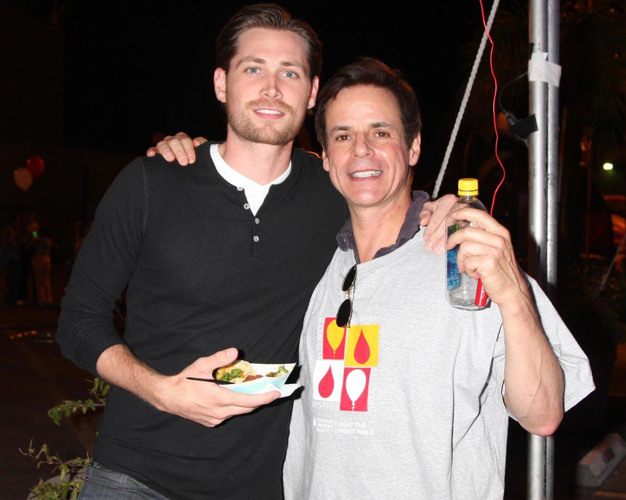 LOS ANGELES, OCT 6 - Zack Conroy, Christian LeBlanc at the Light The Night The Walk to benefit the Leukemia-Lymphoma Society at Sunset-Gower Studios on October 6, 2013 in Los Angeles, CA photo