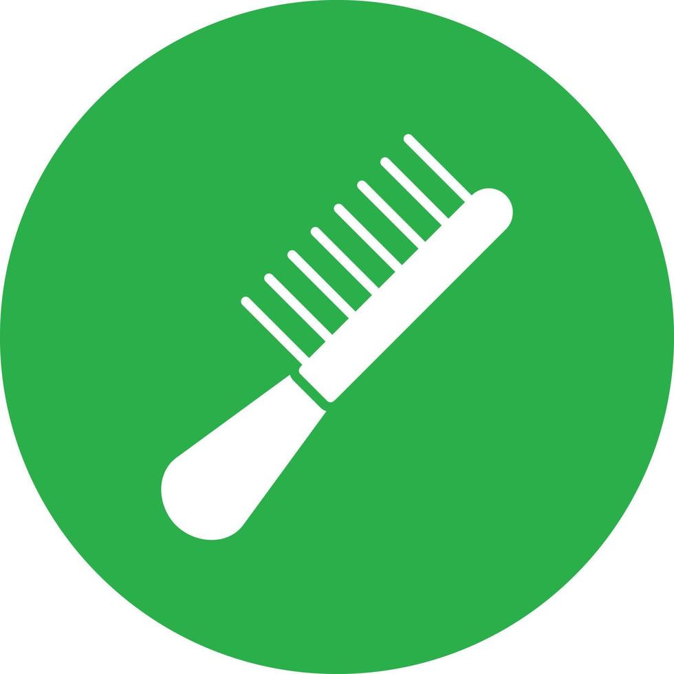 Comb Glyph Circle Multicolor vector