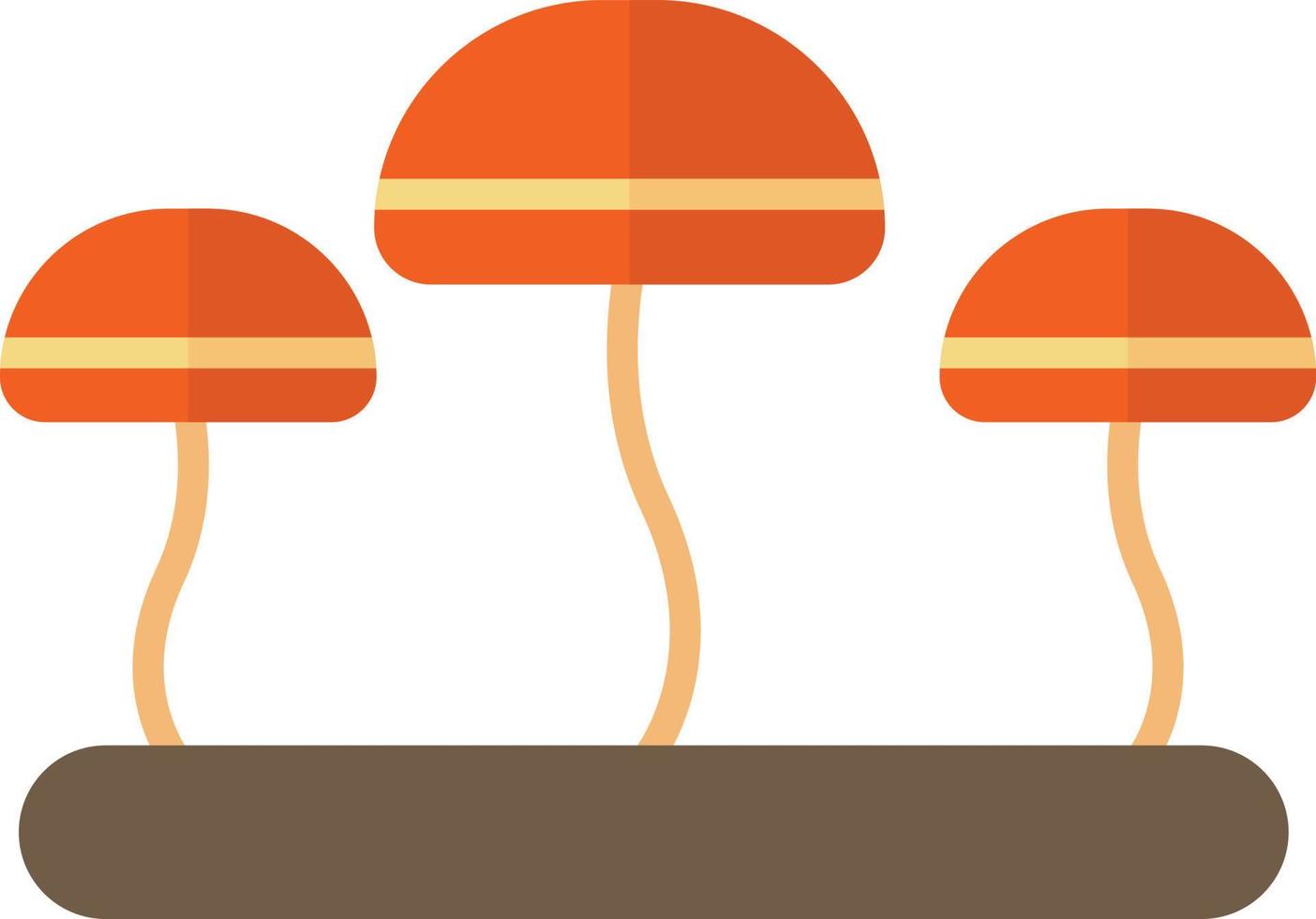 Fungus Flat Icon vector