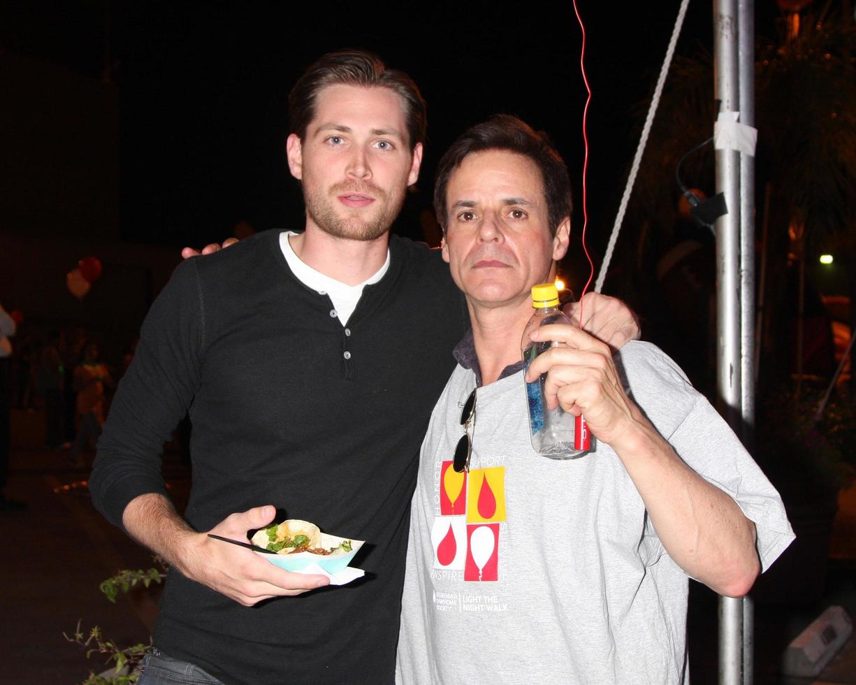 LOS ANGELES, OCT 6 - Zack Conroy, Christian LeBlanc at the Light The Night The Walk to benefit the Leukemia-Lymphoma Society at Sunset-Gower Studios on October 6, 2013 in Los Angeles, CA photo