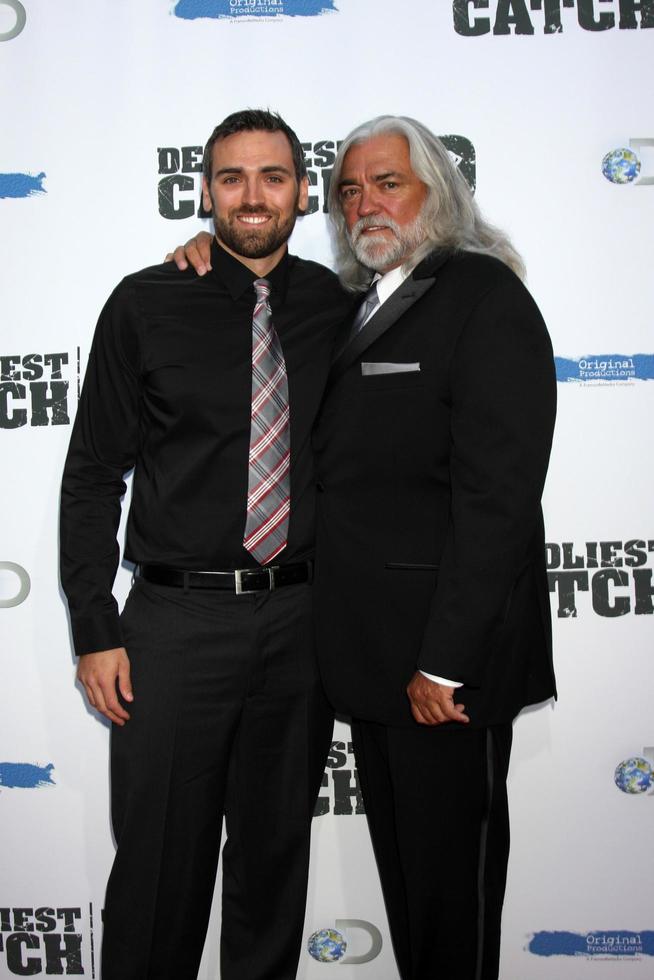 LOS ANGELES, APR 22 - Zack Larson, Bill Wichrowski, aka Wild Bill Wichrowski at the Deadliest Catch Season 10 Premiere Screening at ArcLight Hollywood Theaters on April 22, 2014 in Los Angeles, CA photo