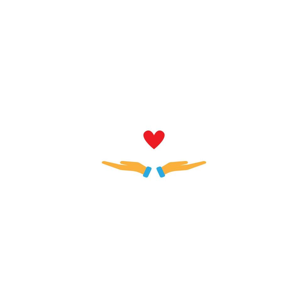 charity day element logo design illustration vector