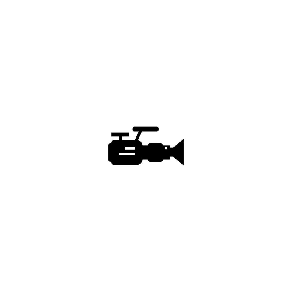 vector shooting video icon logo illustration