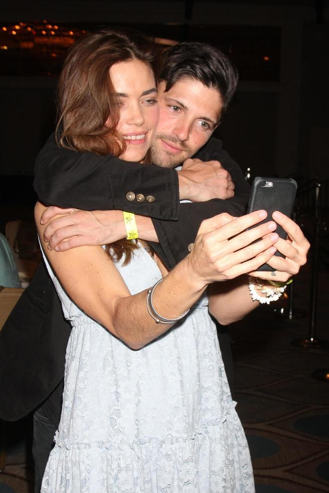 LOS ANGELES, AUG 15 - Amelia Heinle, Robert Adamson at the The Young and The Restless Fan Club Event at the Universal Sheraton Hotel on August 15, 2015 in Universal City, CA photo