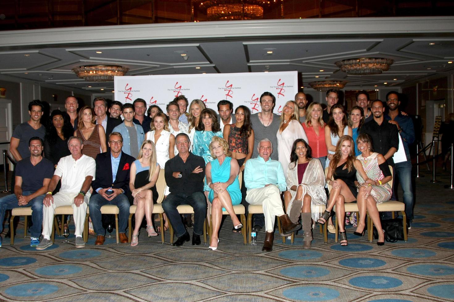 LOS ANGELES, AUG 15 - Young and Restless Cast at the The Young and The Restless Fan Club Event at the Universal Sheraton Hotel on August 15, 2015 in Universal City, CA photo