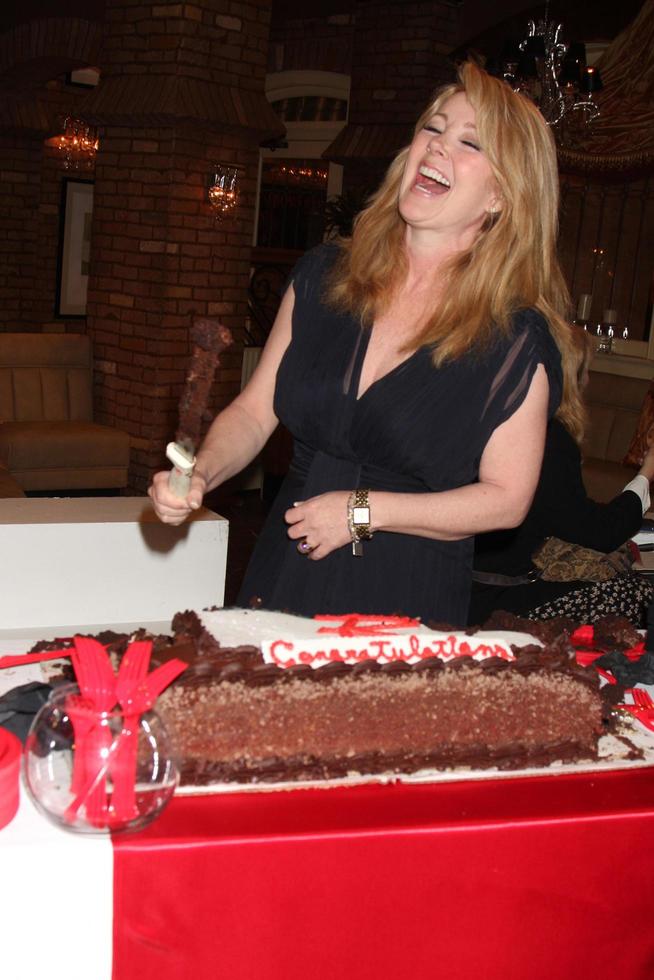 LOS ANGELES, MAR 24 - Melody Thomas Scott at the Young and Restless 38th Anniversary On Set Press Party at CBS Television City on March 24, 2011 in Los Angeles, CA photo