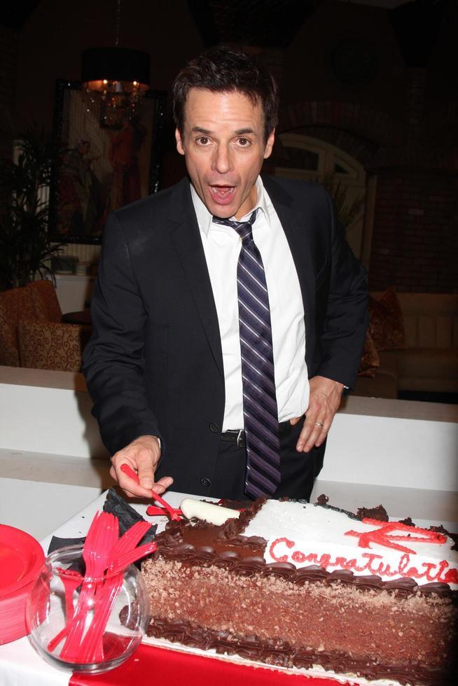 LOS ANGELES, MAR 24 - Christian LeBlanc at the Young and Restless 38th Anniversary On Set Press Party at CBS Television City on March 24, 2011 in Los Angeles, CA photo