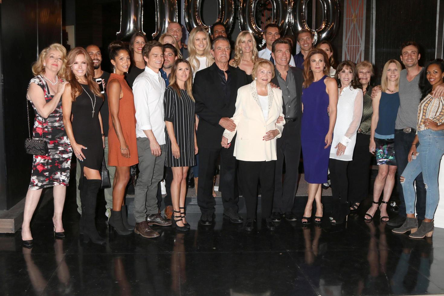LOS ANGELES, SEP 8 - YnR Cast, Lee Bell see Special Instructions for IDs at the Young and The Resltless 11,000 Show Celebration at the CBS Television City on September 8, 2016 in Los Angeles, CA photo