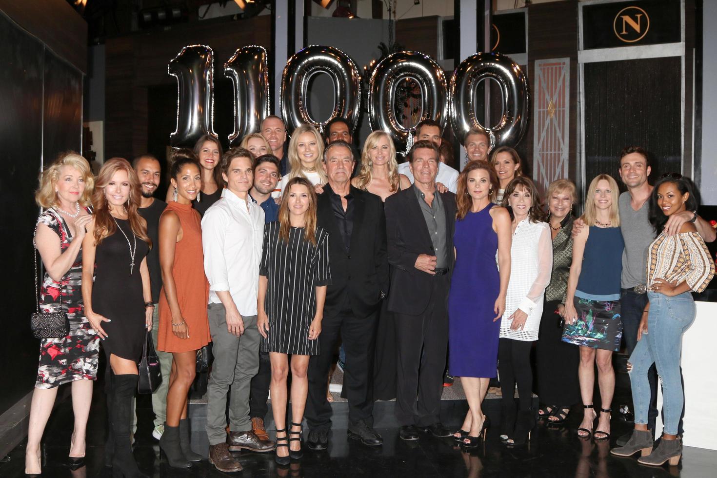 LOS ANGELES, SEP 8 - YnR Cast, Lee Bell see Special Instructions for IDs at the Young and The Resltless 11,000 Show Celebration at the CBS Television City on September 8, 2016 in Los Angeles, CA photo
