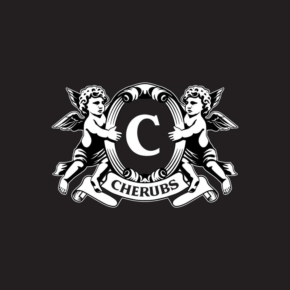 cherubs classic logo vector