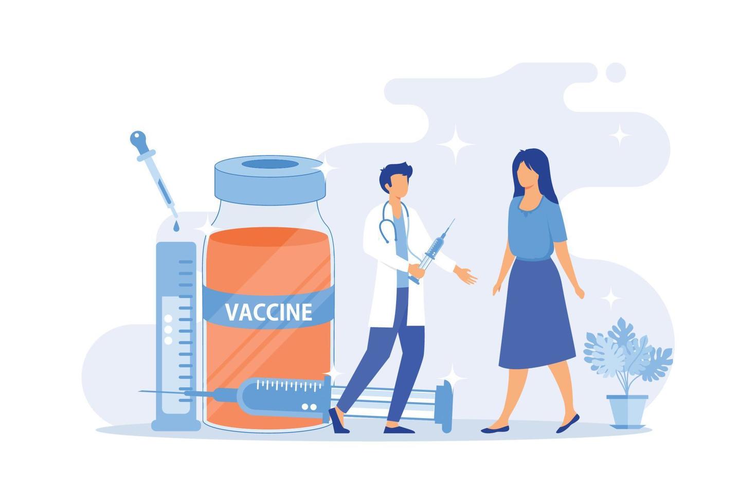 Vaccination of preteens and teens abstract concept vector illustration. Older children immunization, vaccination of teens and preteens, prevent kids from infectious diseasess abstract metaphor.