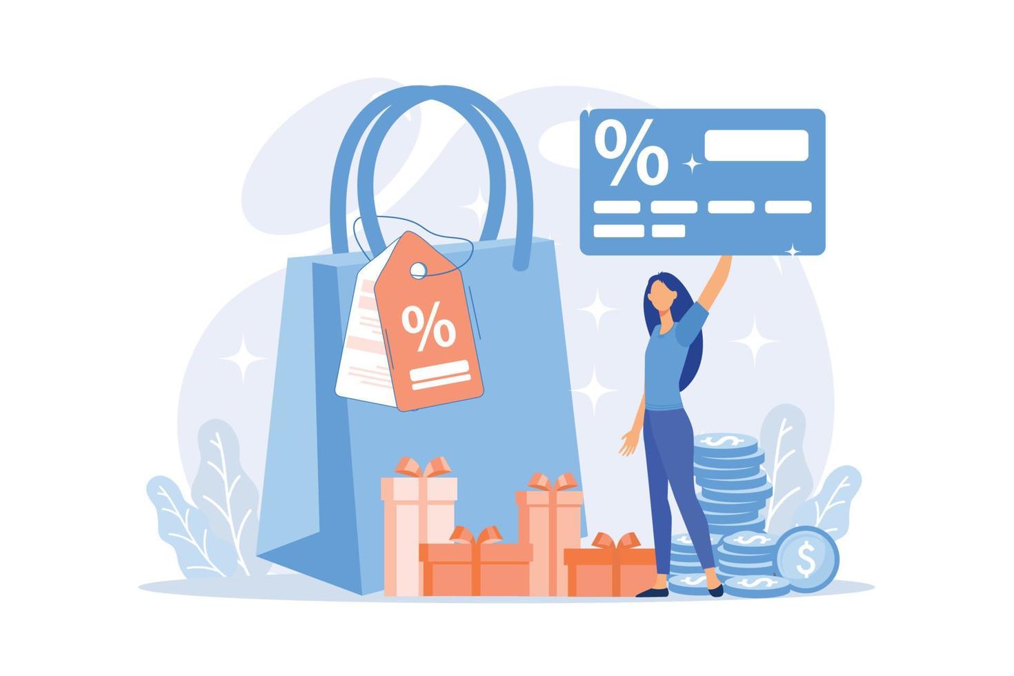 Seasonal sale discounts. Presents purchase, visiting boutiques, luxury