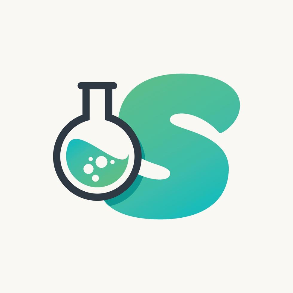 Alphabet of Lab S vector