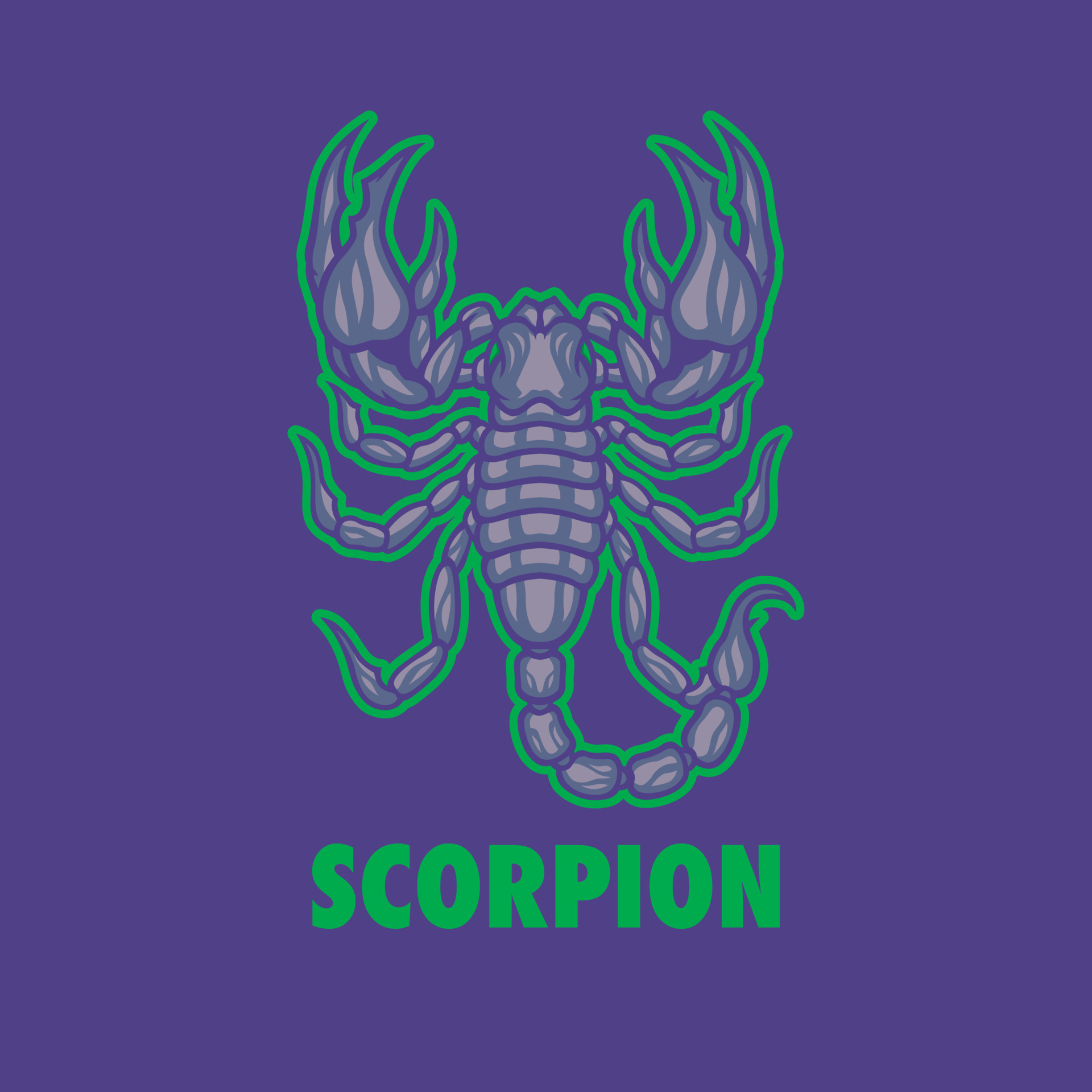 SCORPION MASCOT LOGO 9780568 Vector Art at Vecteezy