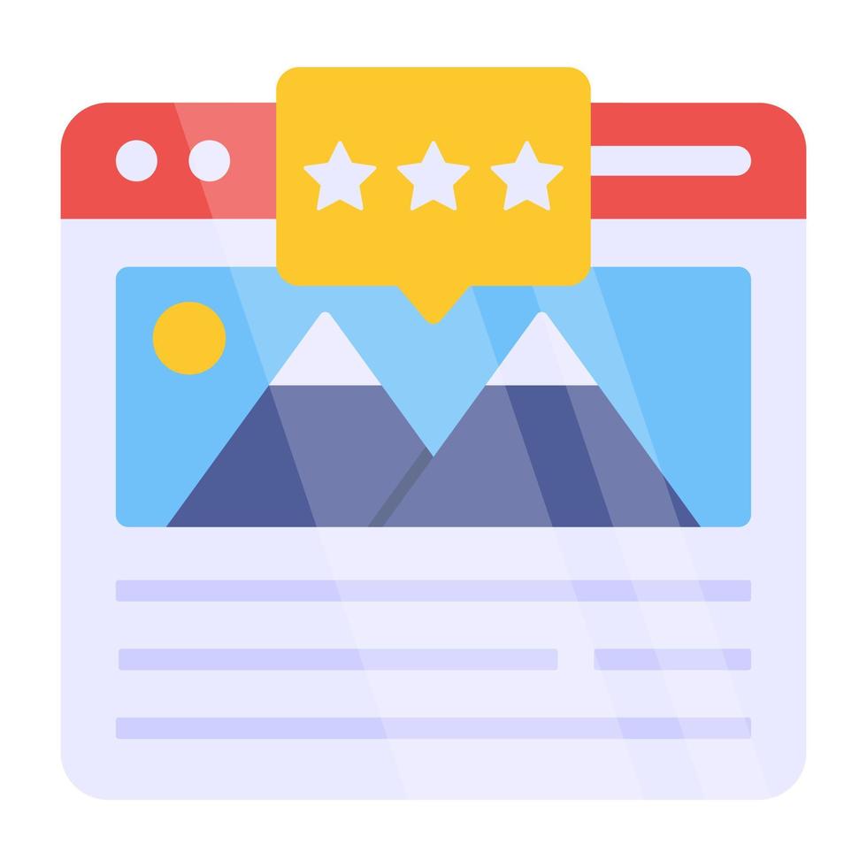 Premium download icon of web landscape vector