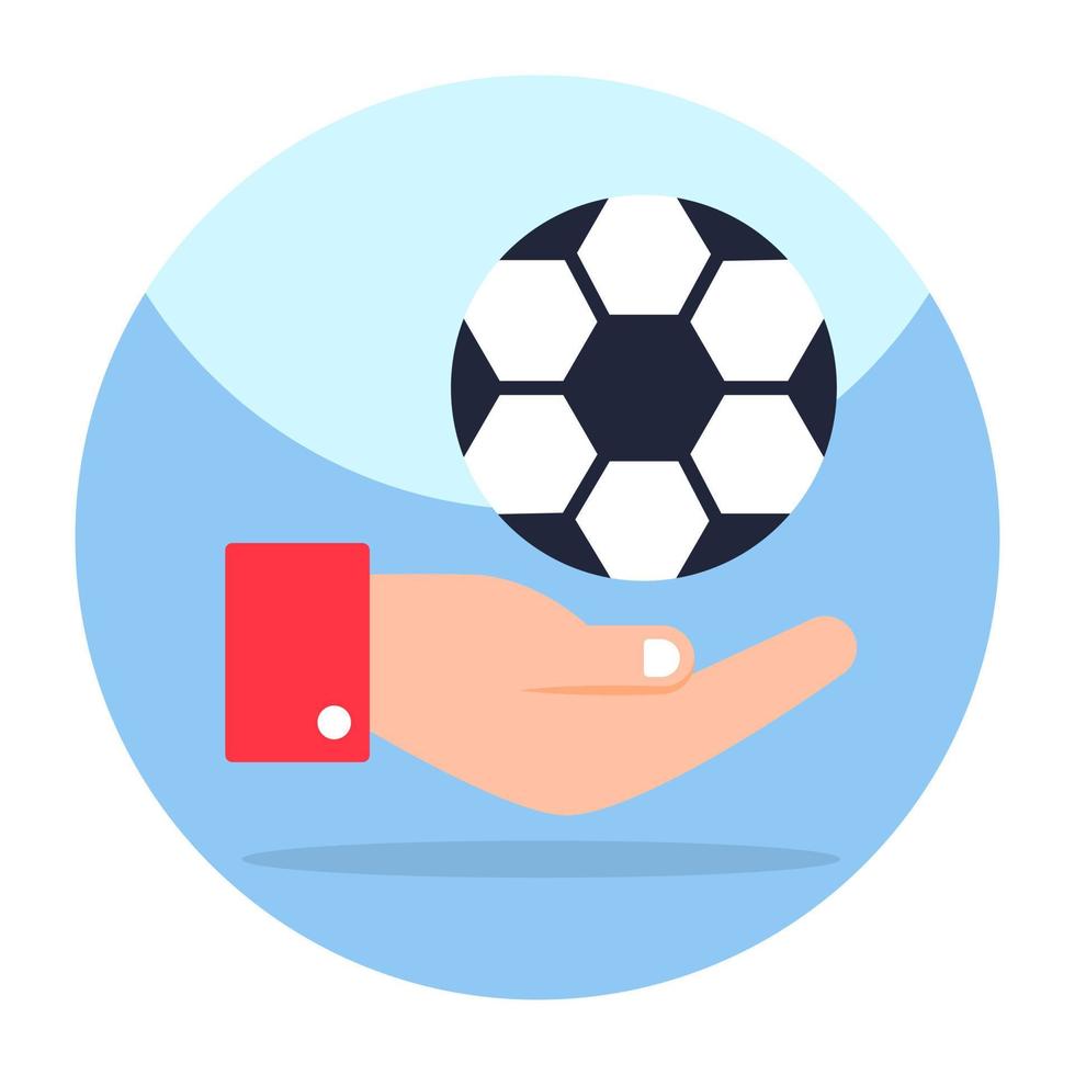 Modern design icon of football vector