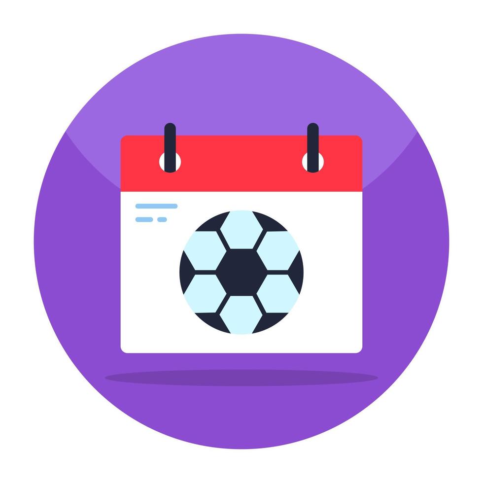 Calendar icon, editable vector