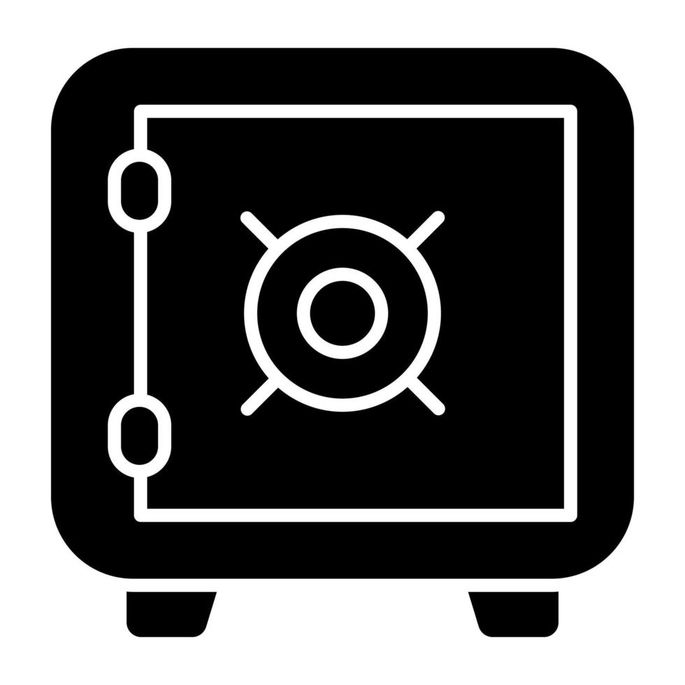 Modern design icon of bank vault vector