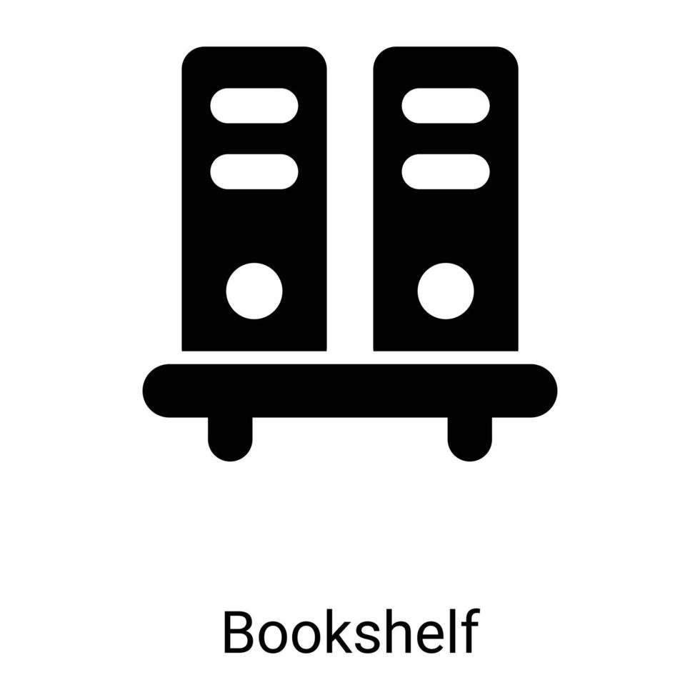 book shelf, file folder line icon isolated on white background vector