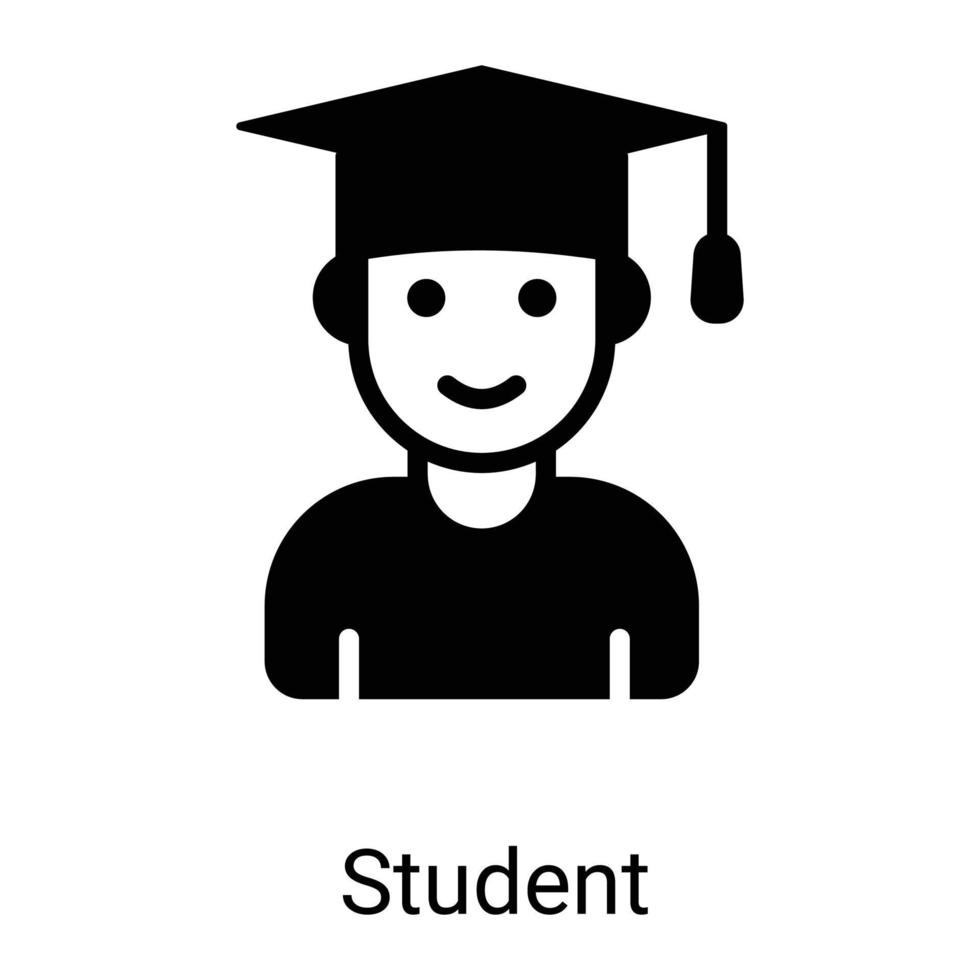 student line icon isolated on white background vector