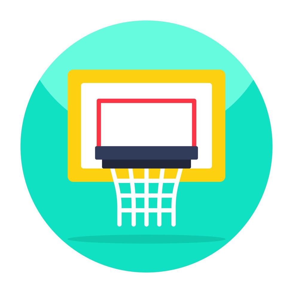 Basketball hoop icon in editable style vector