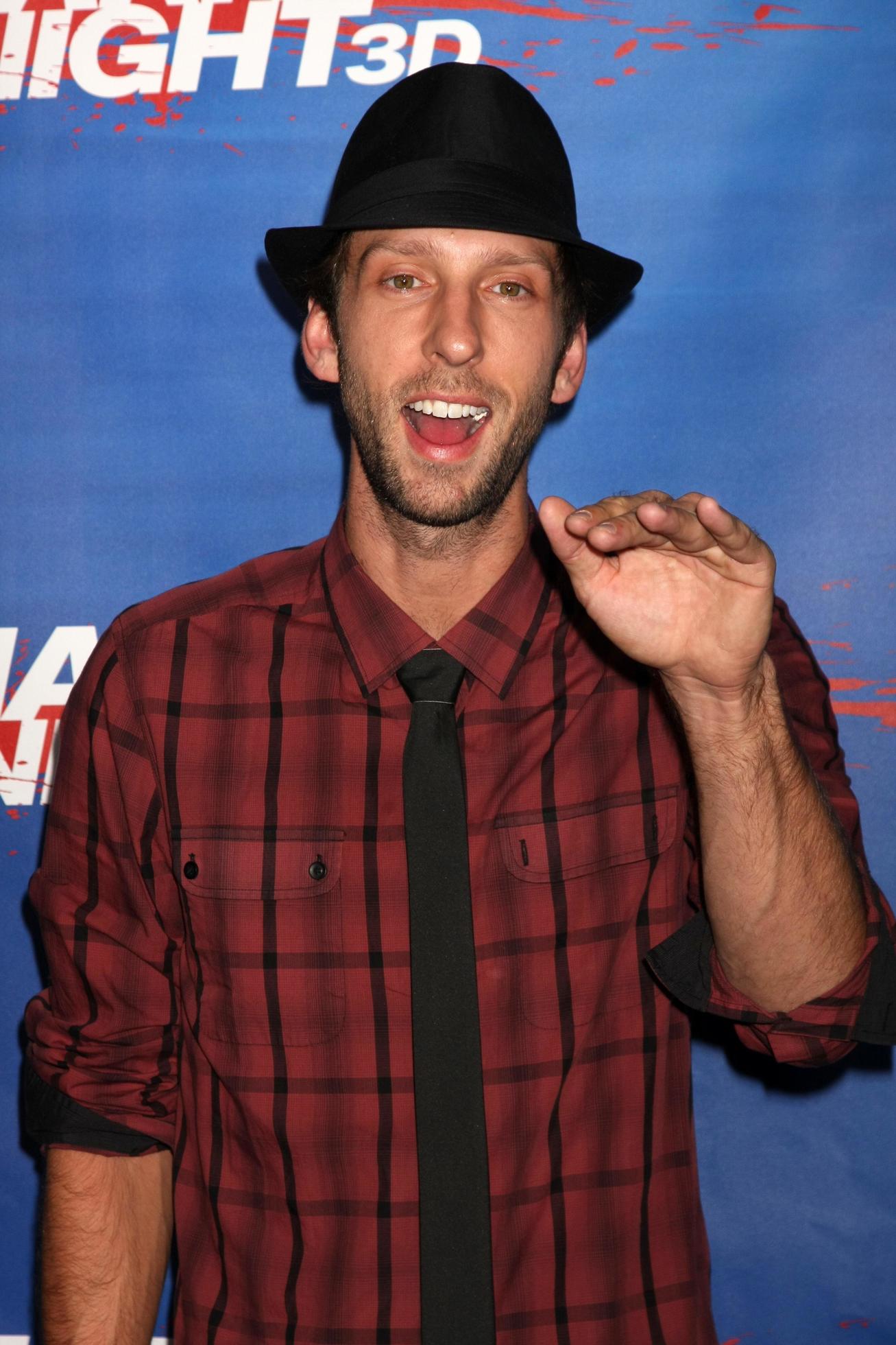 LOS ANGELES, SEP 1 - Joel David Moore arriving at the Shark Night
