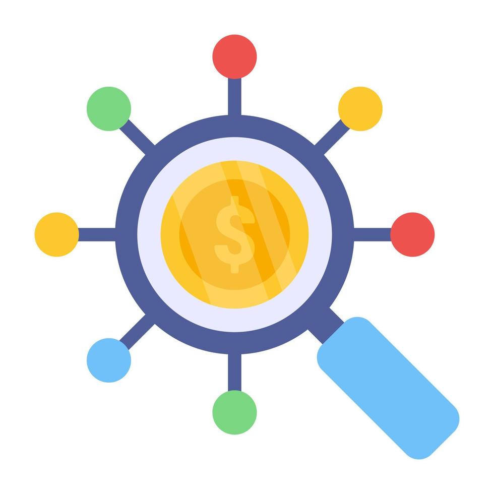 Trendy vector design of search dollar network