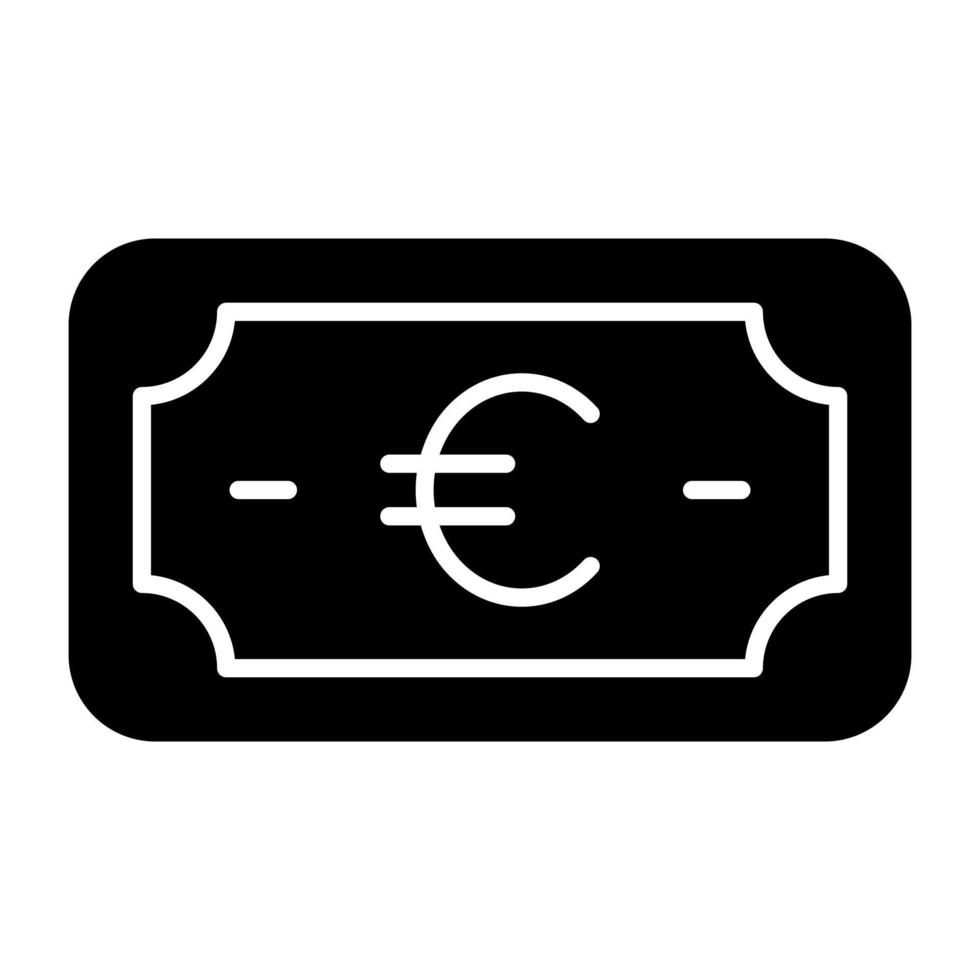 un icono de diseño perfecto de la moneda del euro vector