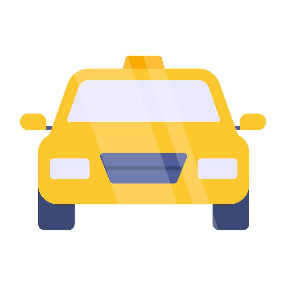 Creative design icon of taxi vector