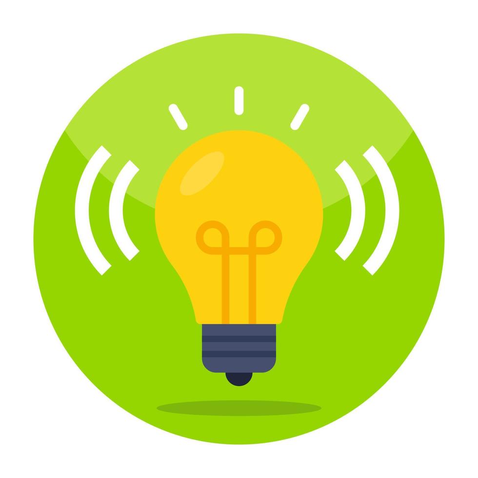Unique design icon of creative idea vector