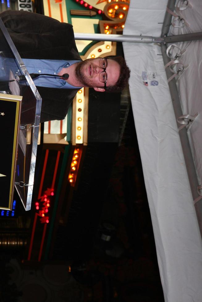 LOS ANGELES, MAR 7 - Seth Rogen at the Hollywood Walk of Fame Ceremony honoring James Franco at the El Capitan Theater on March 7, 2013 in Los Angeles, CA photo