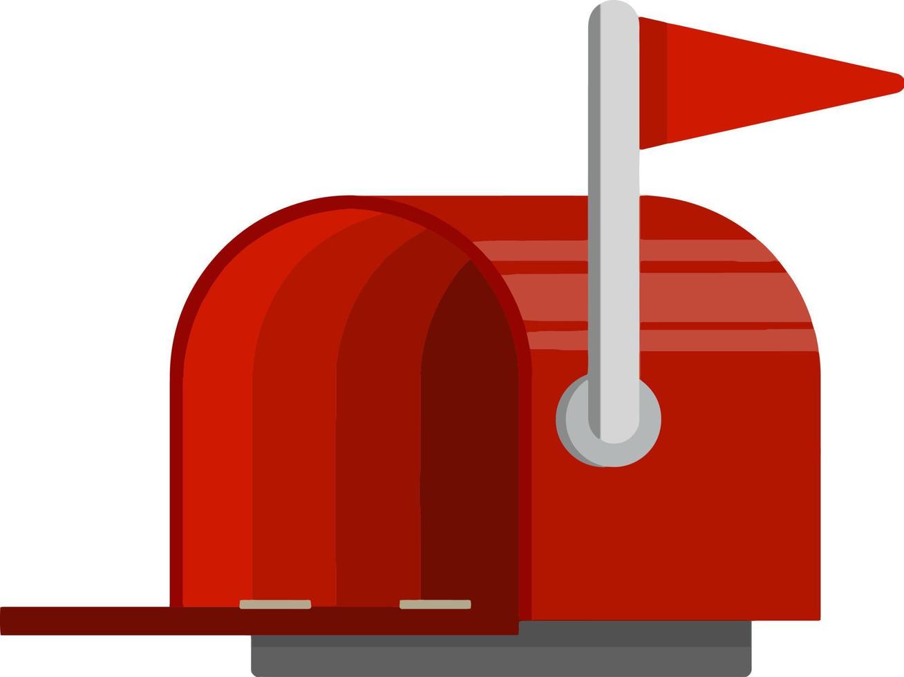Open mailbox. Mail and message. vector