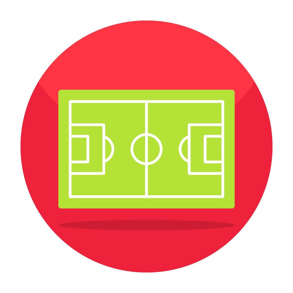 A perfect design icon of hockey pitch vector