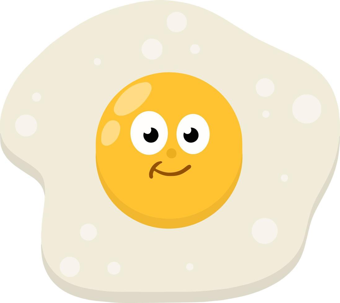 Scrambled eggs. Healthy Breakfast vector