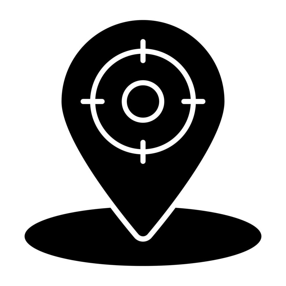 Target location icon in editable design 9784418 Vector Art at Vecteezy
