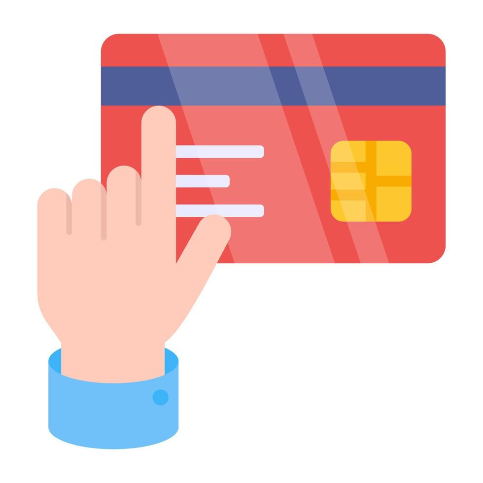 Modern design icon of credit card vector